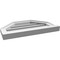 Ekena Millwork Octagonal Top Surface Mount PVC Gable Vent w/ 2"W x 2"P Brickmould Sill Frame, 22"W x 14"H GVPOT22X1403SF - alternate 3